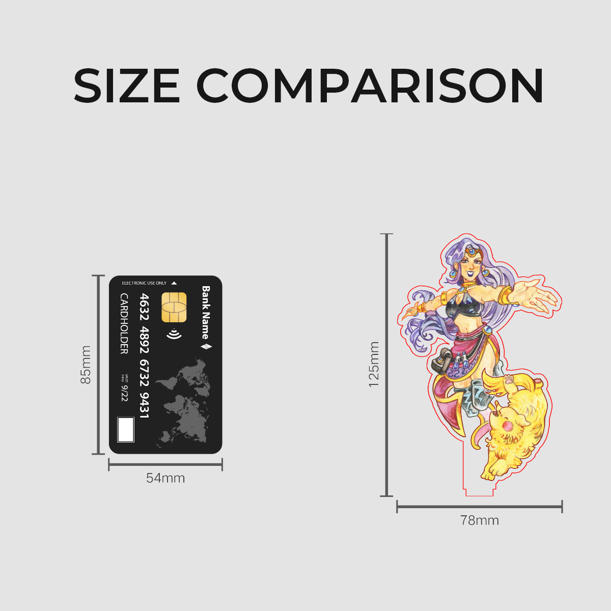 Juniper - Clear Acrylic Standees