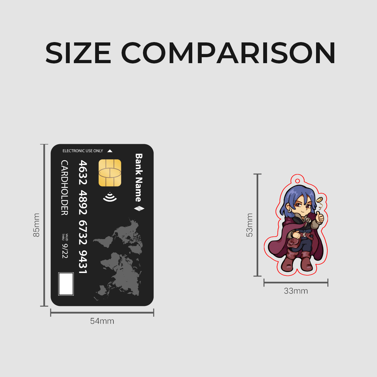 Balor - Clear Acrylic Keychains