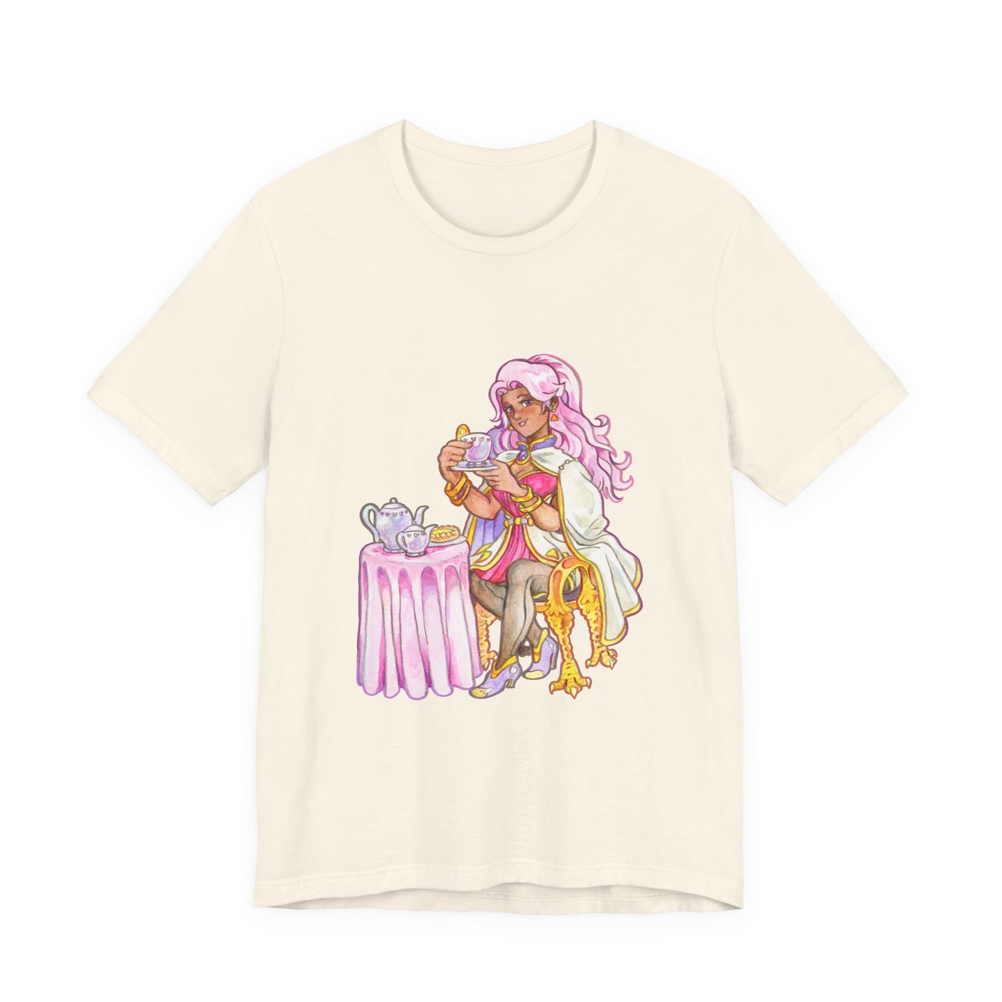 Adeline Tea Time - Unisex Jersey Short Sleeve Tee