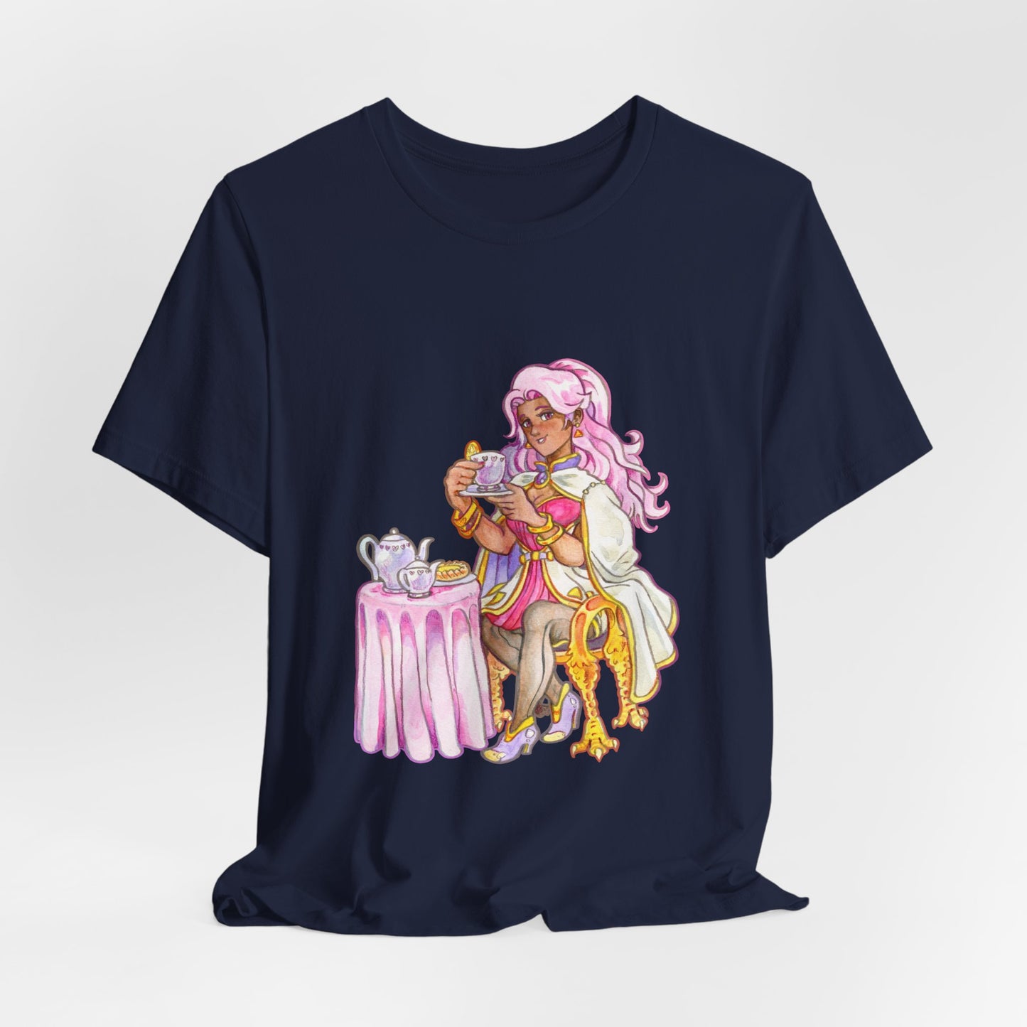 Adeline Tea Time - Unisex Jersey Short Sleeve Tee