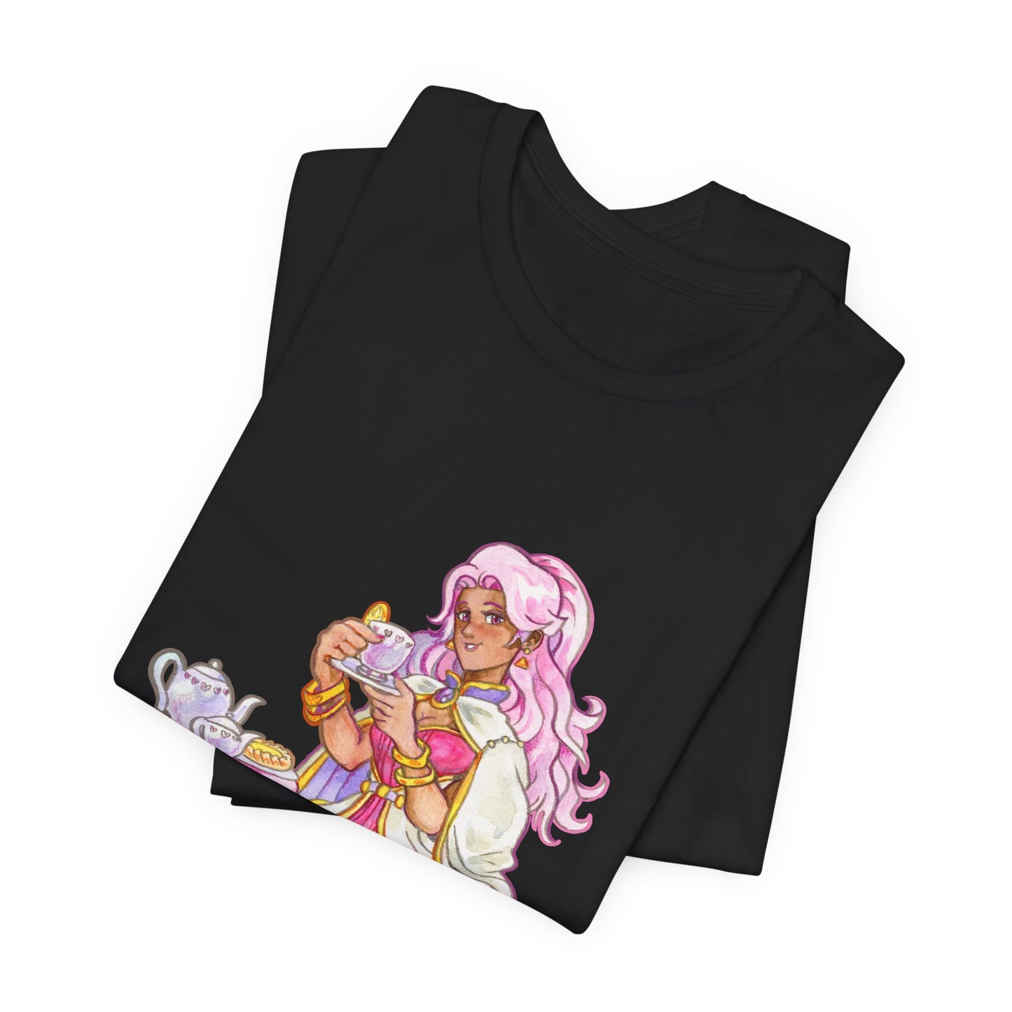 Adeline Tea Time - Unisex Jersey Short Sleeve Tee