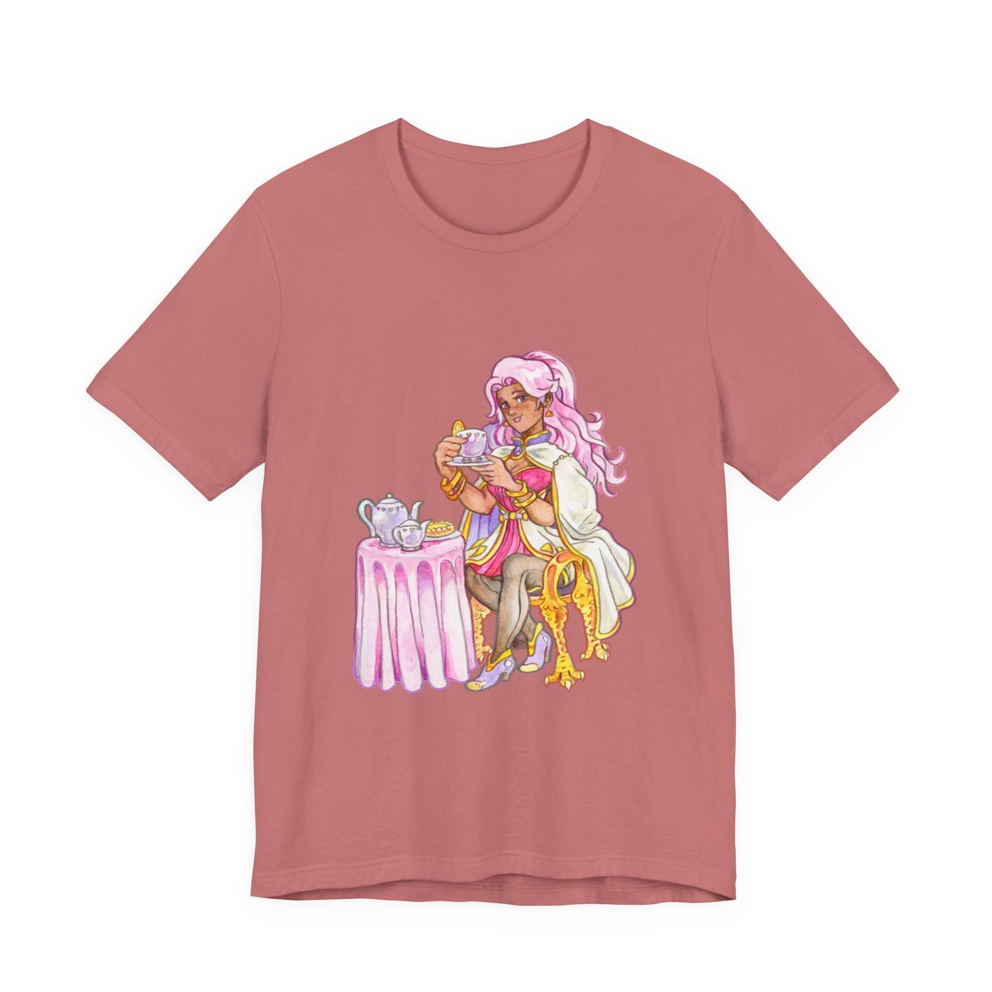 Adeline Tea Time - Unisex Jersey Short Sleeve Tee