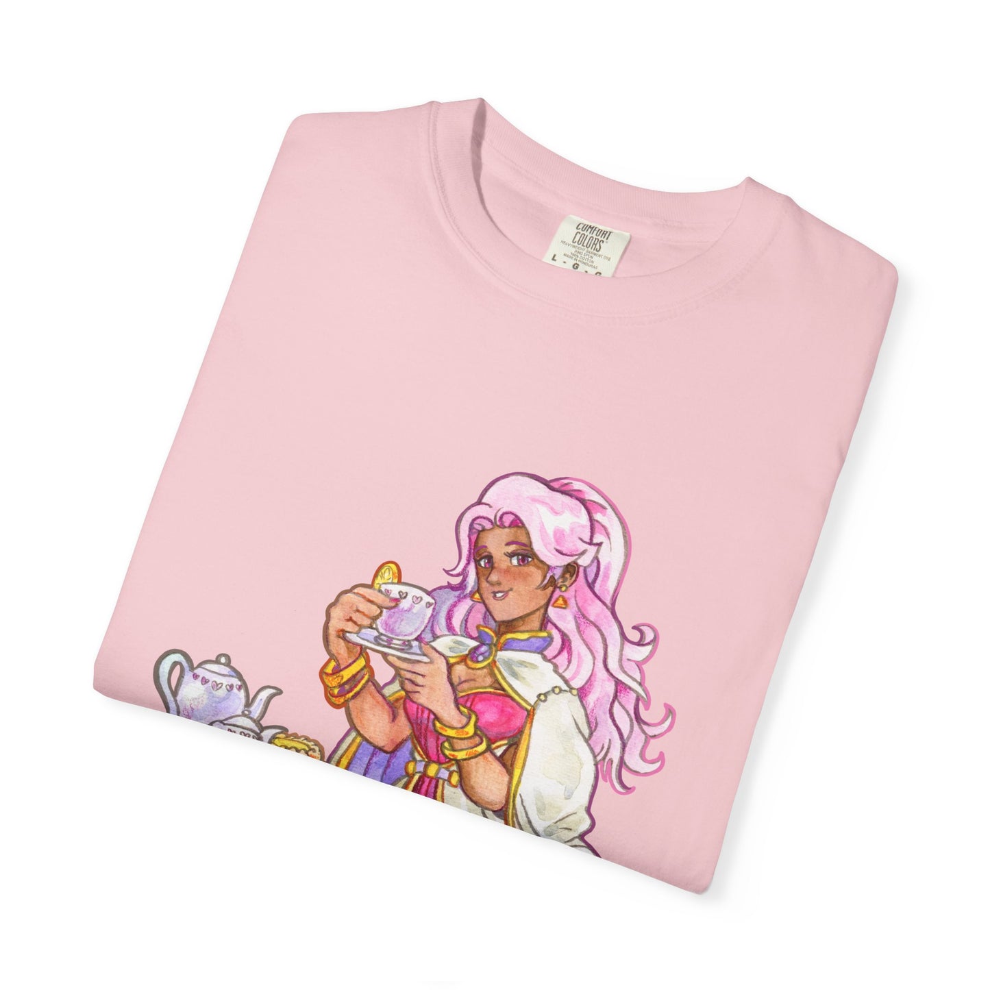 Adeline Tea Time - Unisex Garment-Dyed T-shirt
