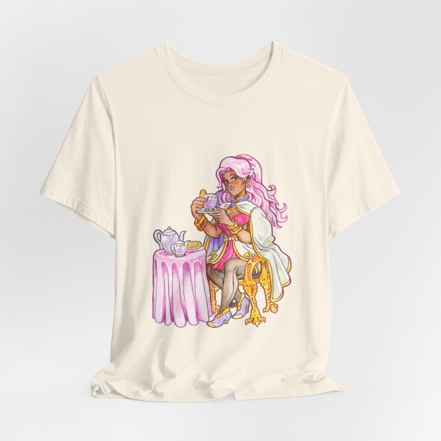 Adeline Tea Time - Unisex Jersey Short Sleeve Tee
