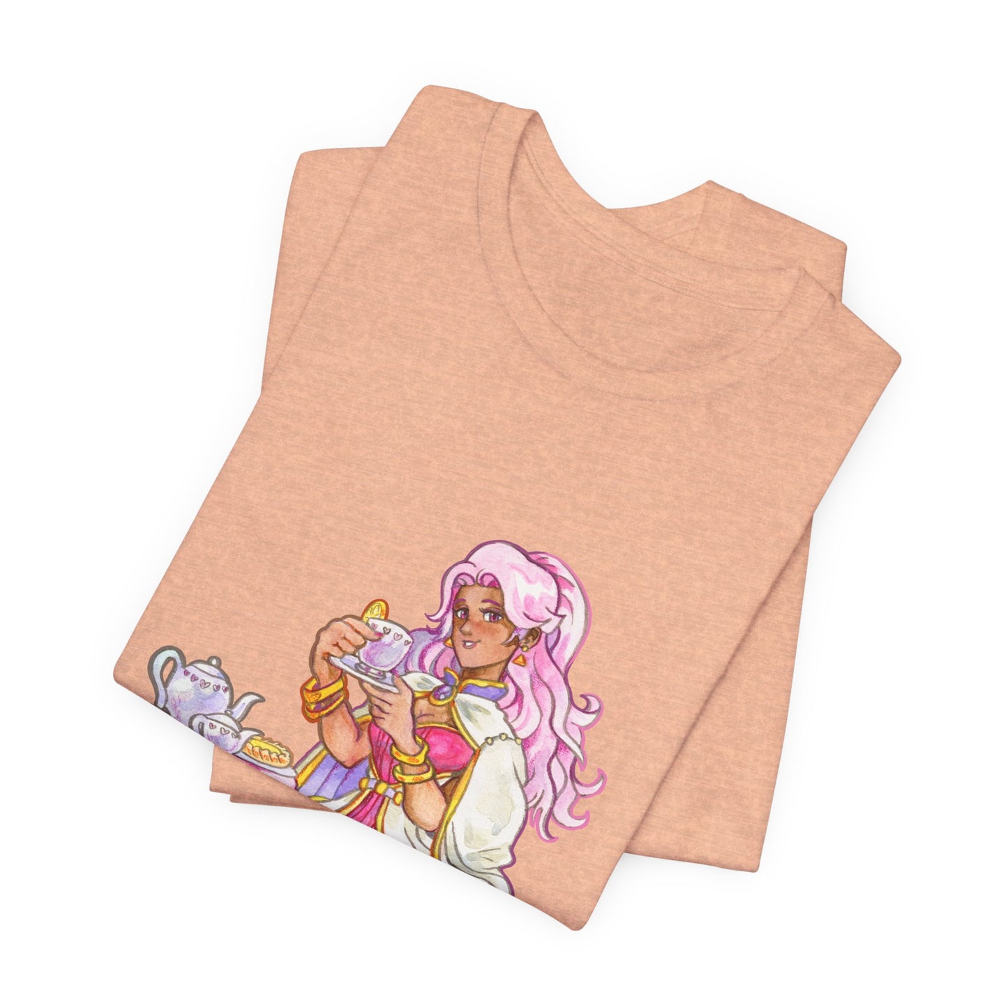 Adeline Tea Time - Unisex Jersey Short Sleeve Tee