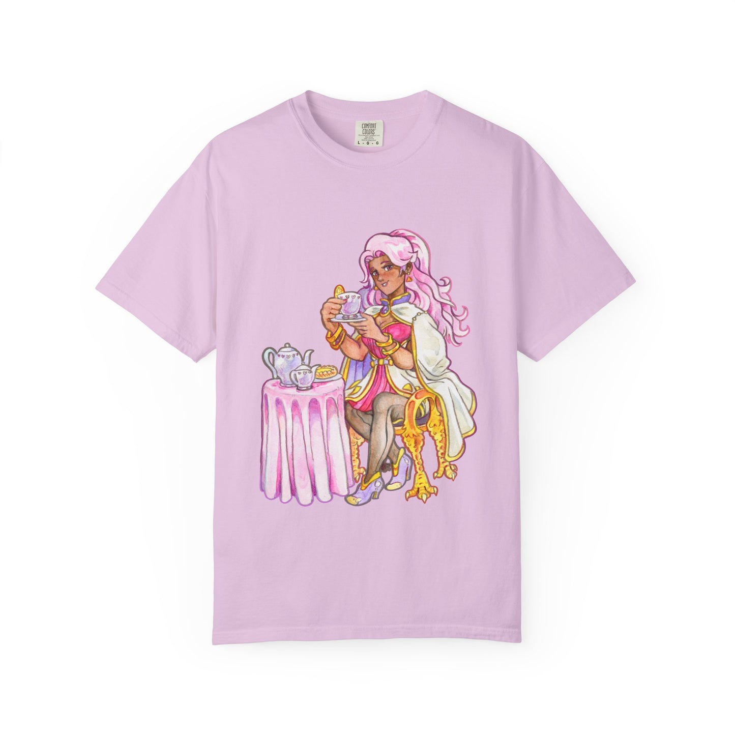 Adeline Tea Time - Unisex Garment-Dyed T-shirt