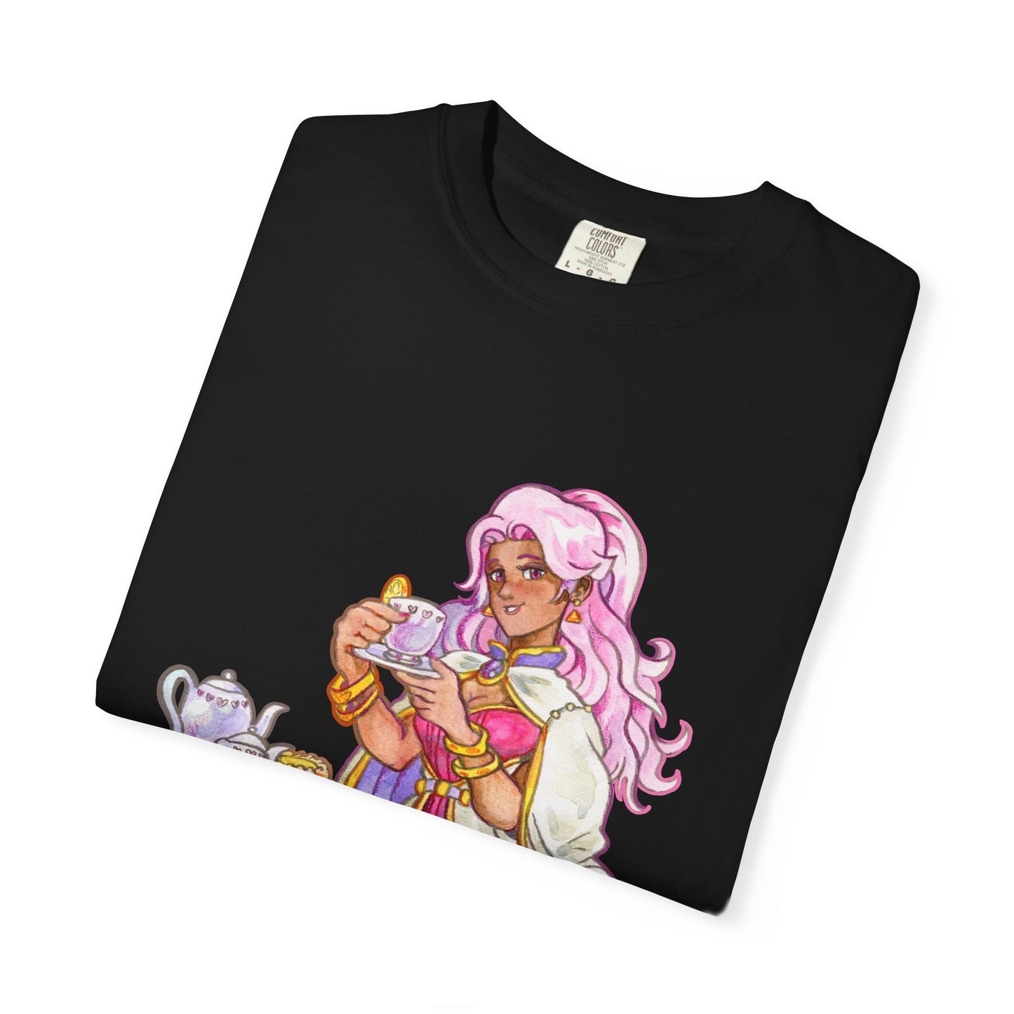 Adeline Tea Time - Unisex Garment-Dyed T-shirt