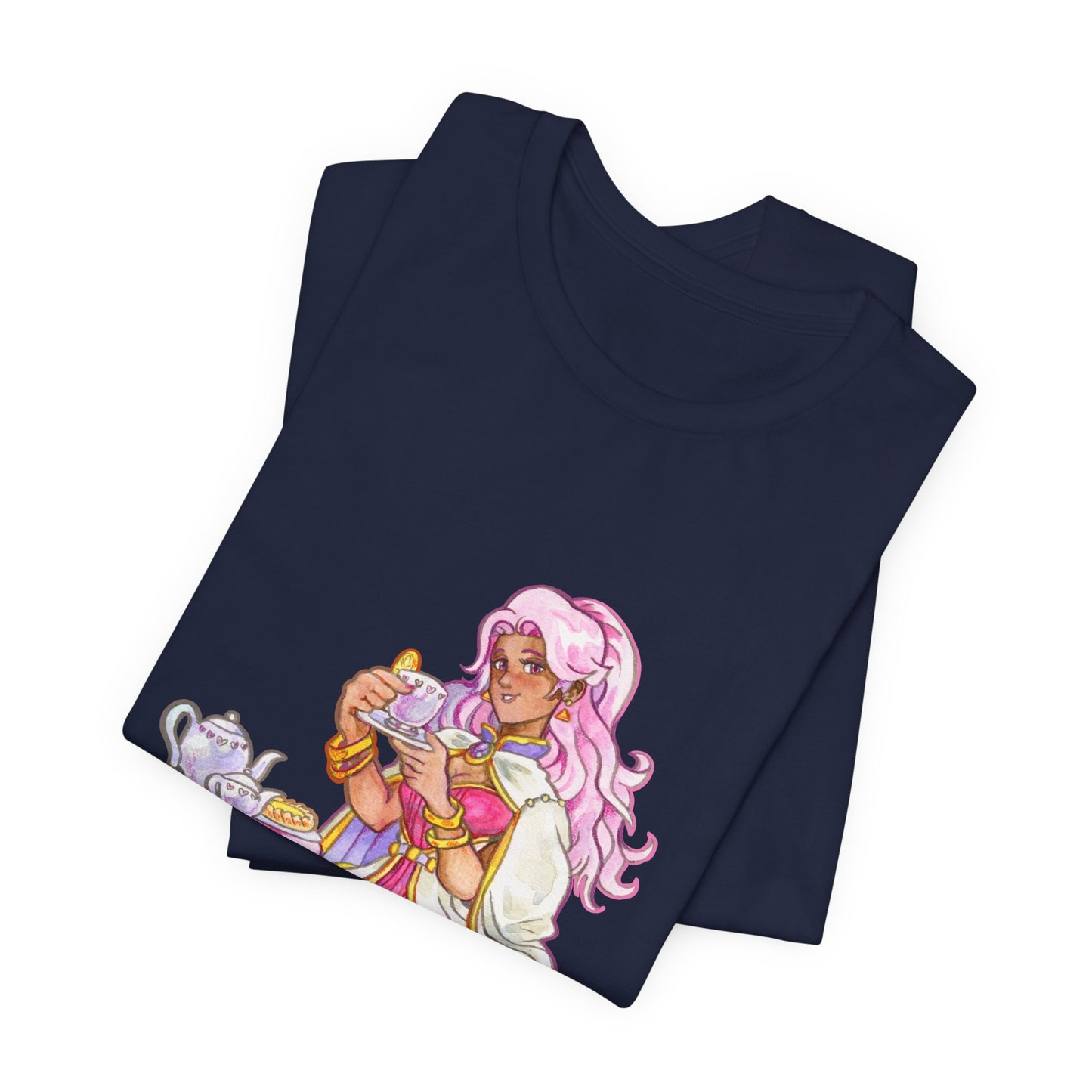 Adeline Tea Time - Unisex Jersey Short Sleeve Tee
