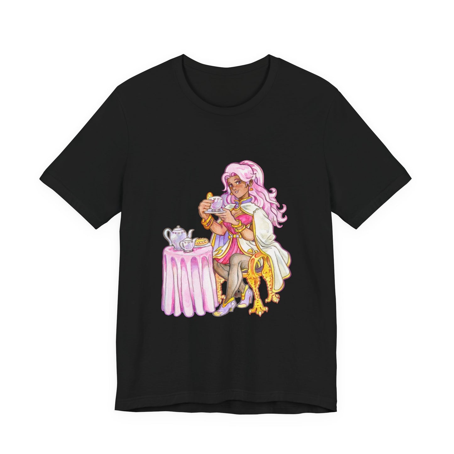 Adeline Tea Time - Unisex Jersey Short Sleeve Tee