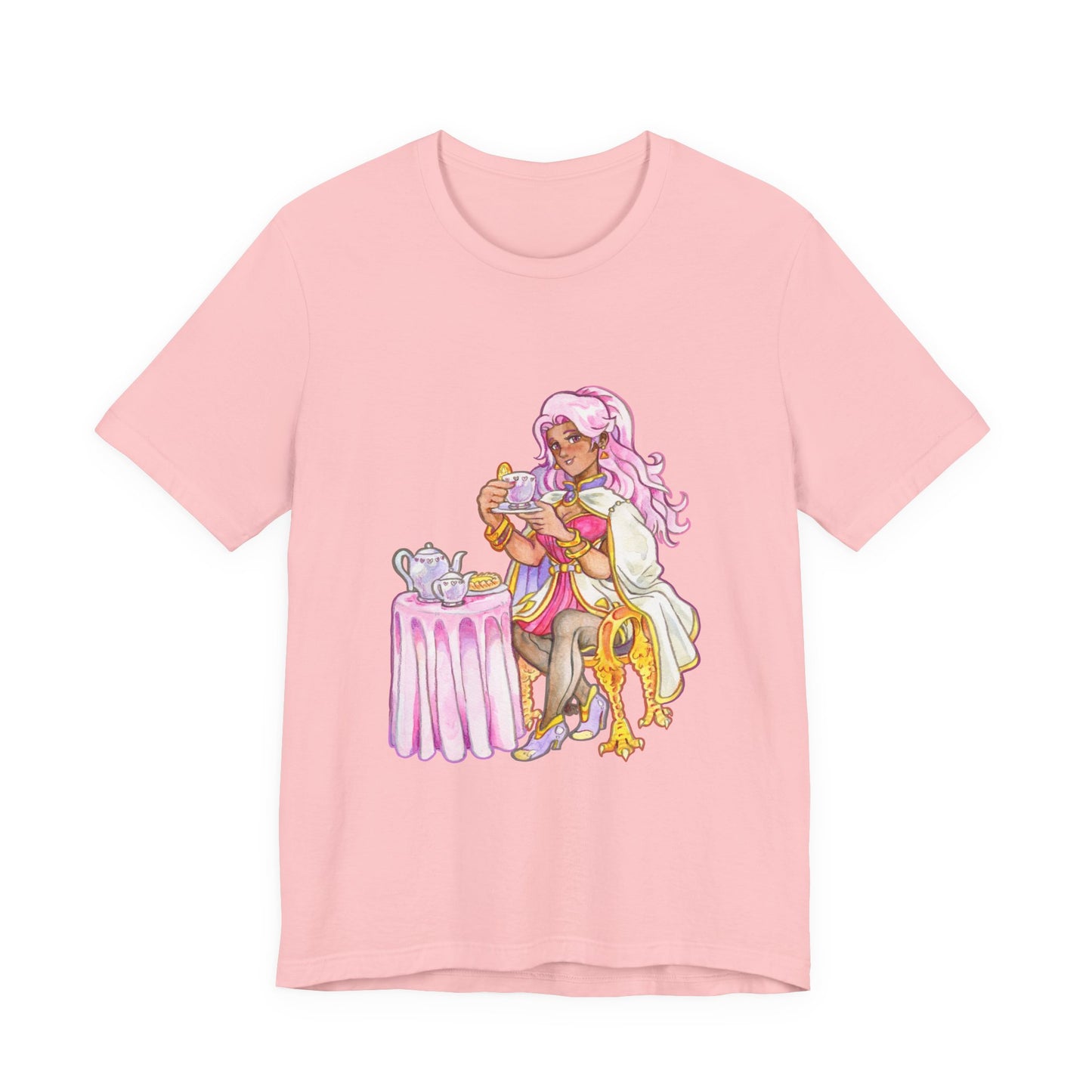 Adeline Tea Time - Unisex Jersey Short Sleeve Tee