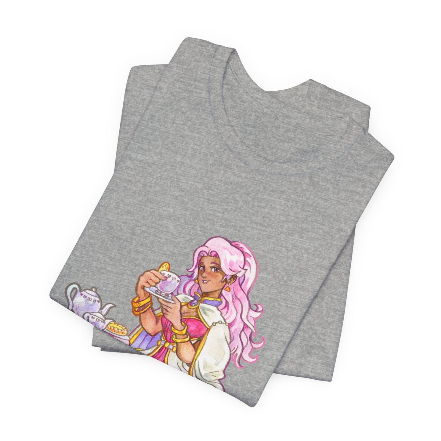 Adeline Tea Time - Unisex Jersey Short Sleeve Tee
