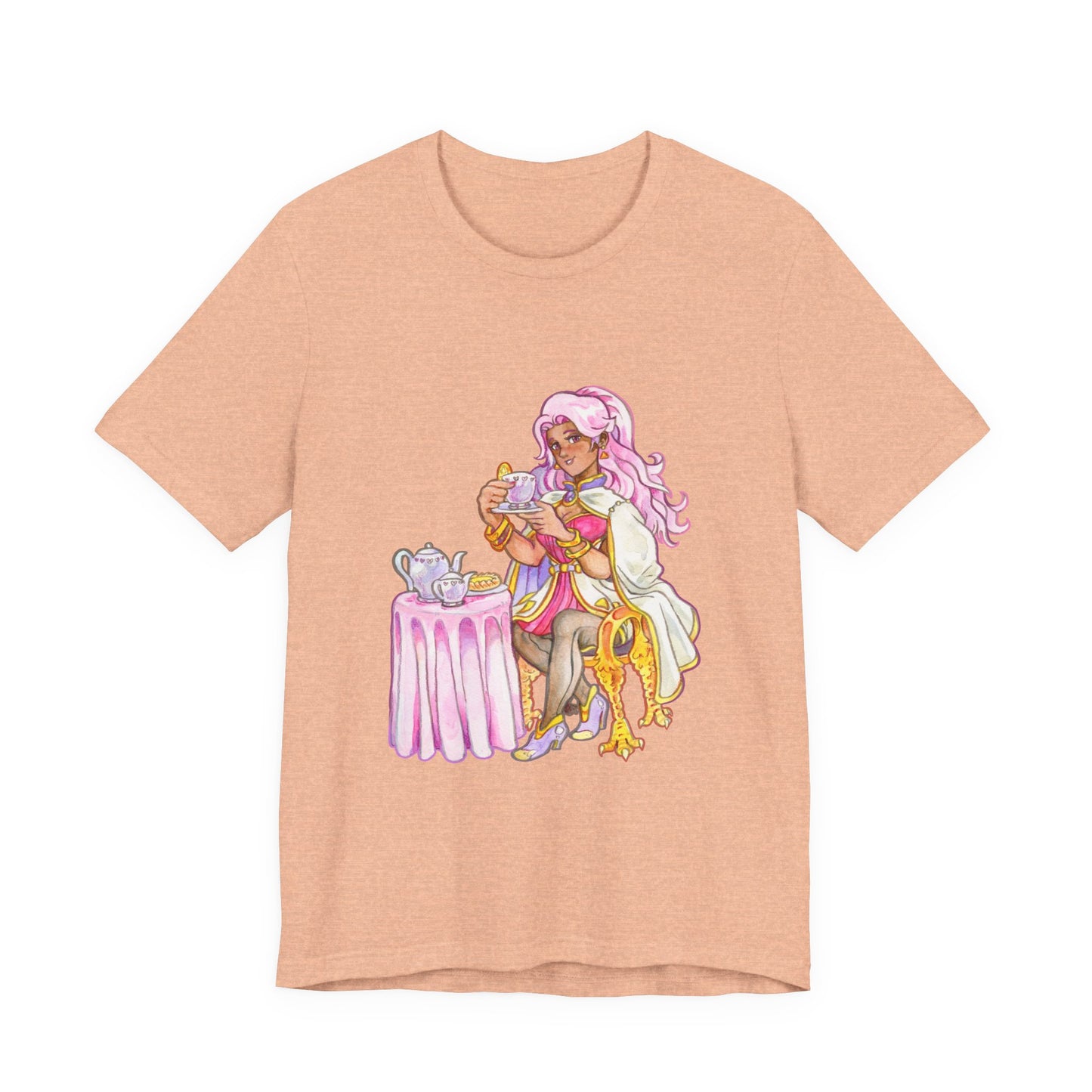 Adeline Tea Time - Unisex Jersey Short Sleeve Tee