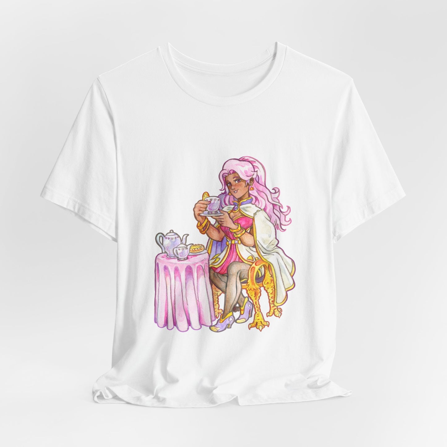Adeline Tea Time - Unisex Jersey Short Sleeve Tee
