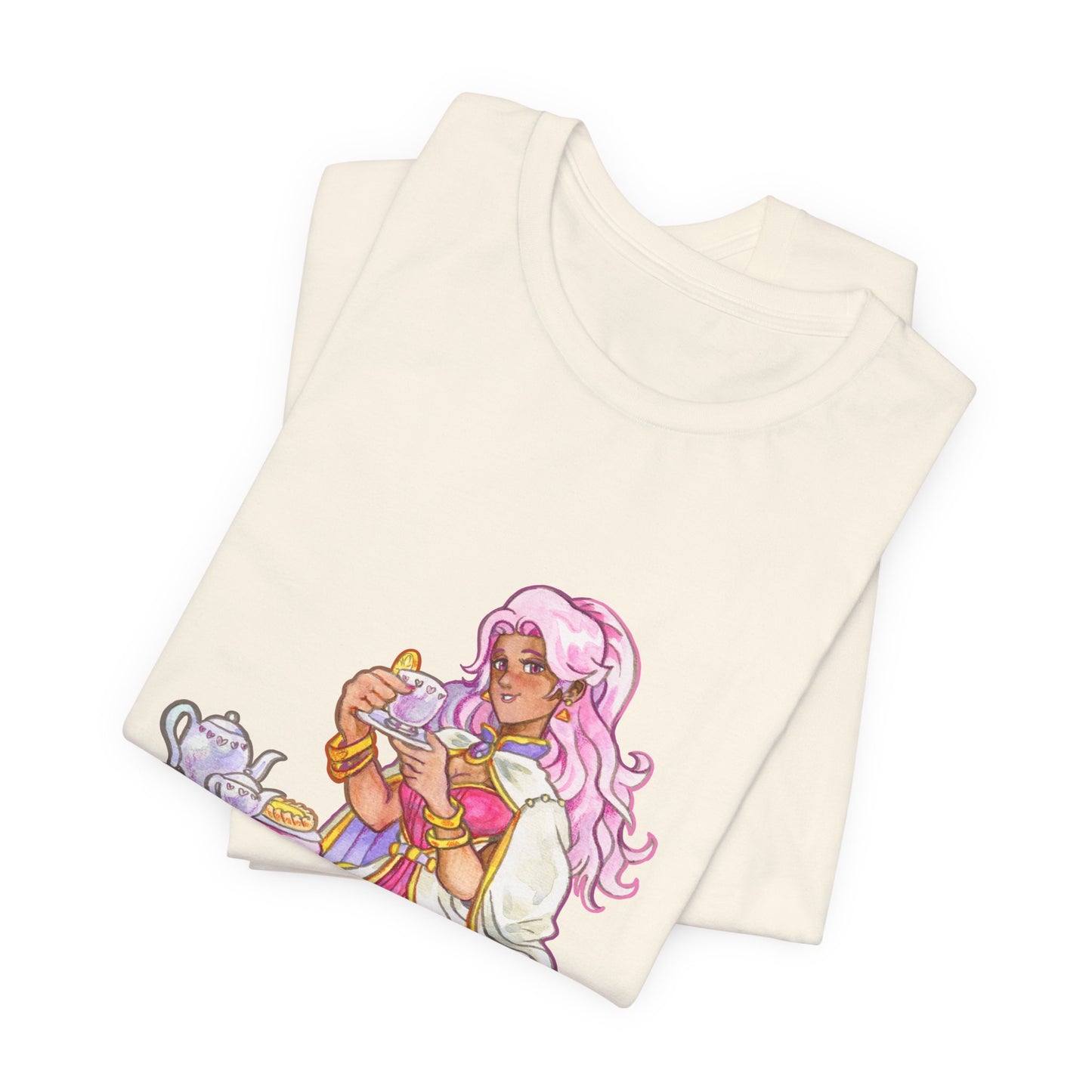 Adeline Tea Time - Unisex Jersey Short Sleeve Tee