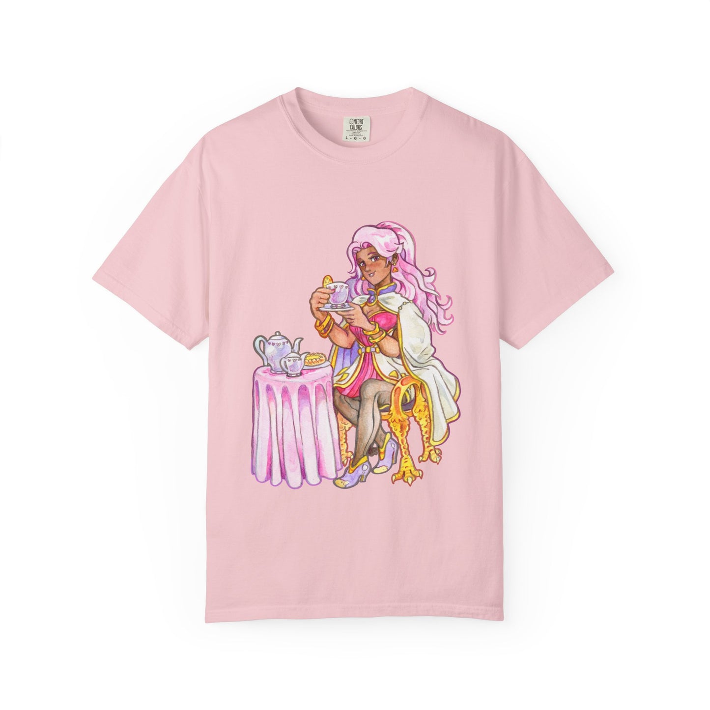 Adeline Tea Time - Unisex Garment-Dyed T-shirt