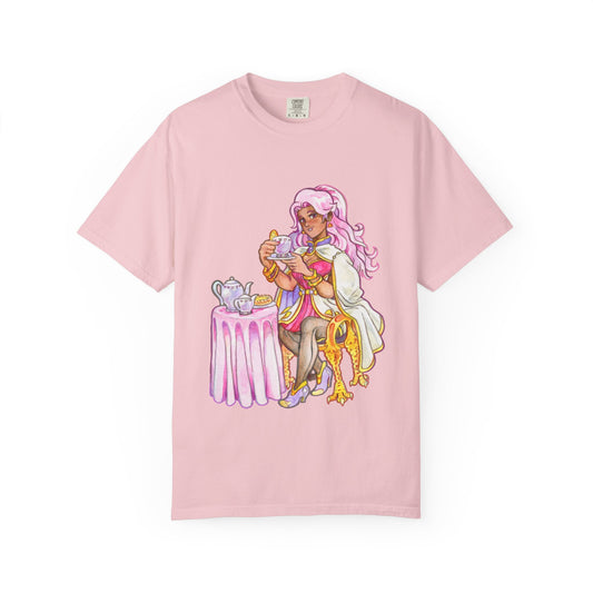 Adeline Tea Time - Unisex Garment-Dyed T-shirt