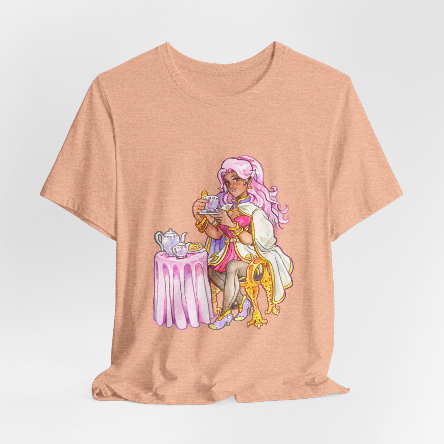 Adeline Tea Time - Unisex Jersey Short Sleeve Tee