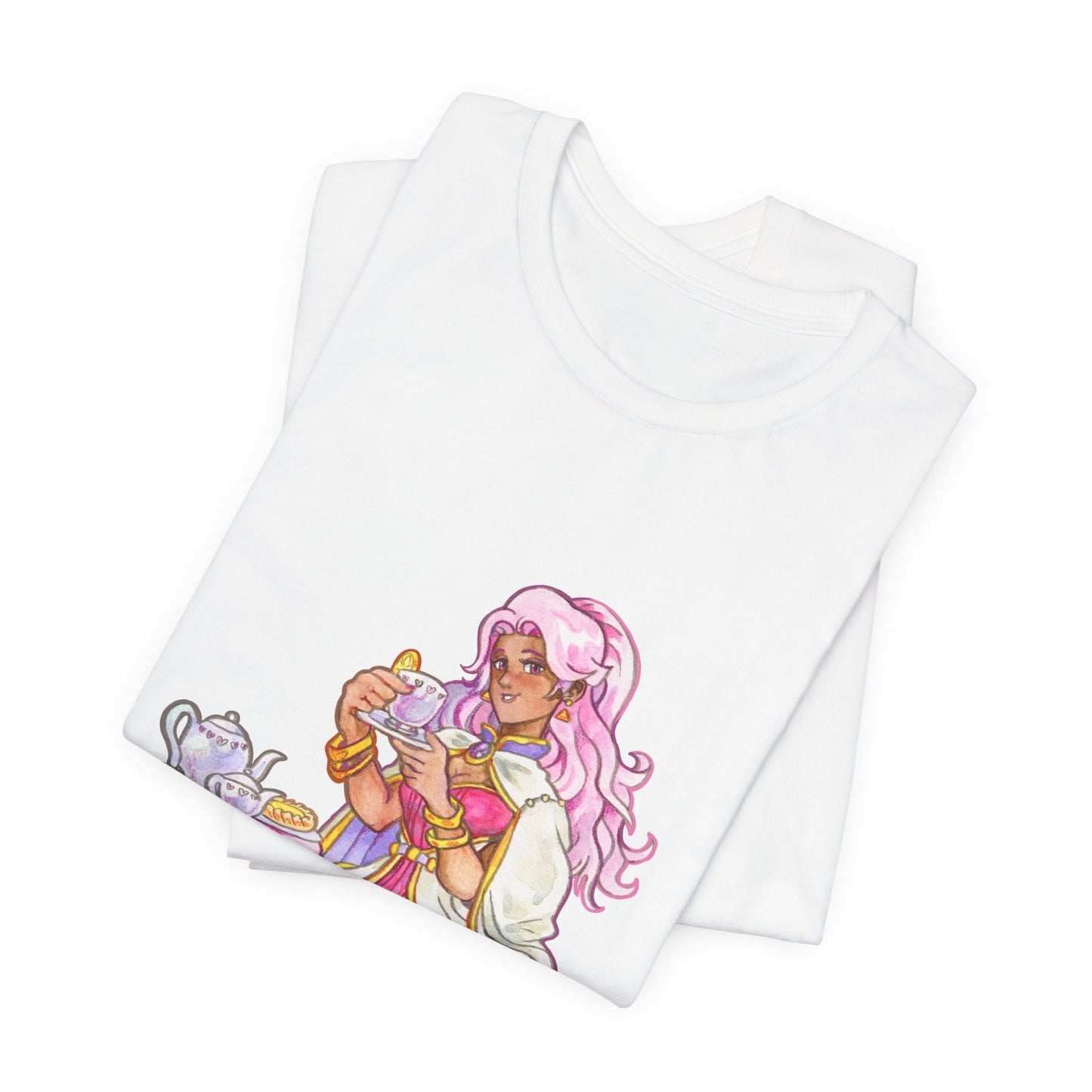 Adeline Tea Time - Unisex Jersey Short Sleeve Tee