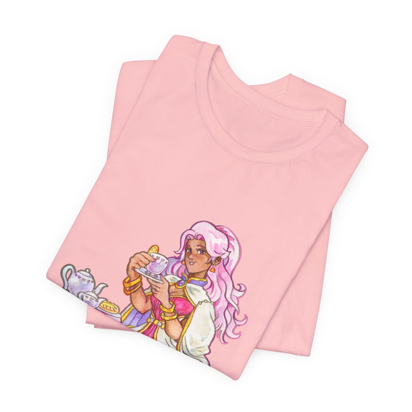 Adeline Tea Time - Unisex Jersey Short Sleeve Tee