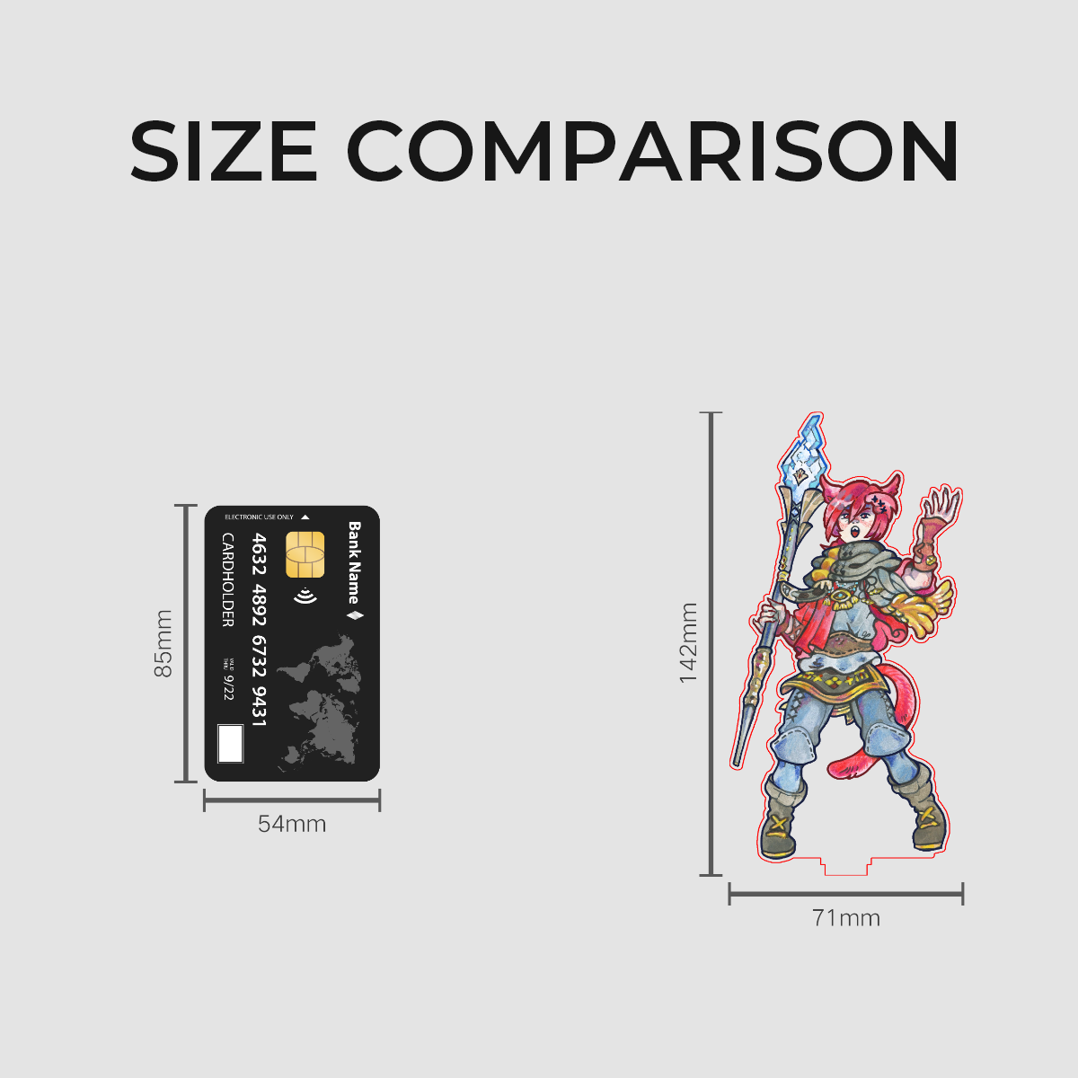 G'raha Tia -  Double Insert Acrylic Standees