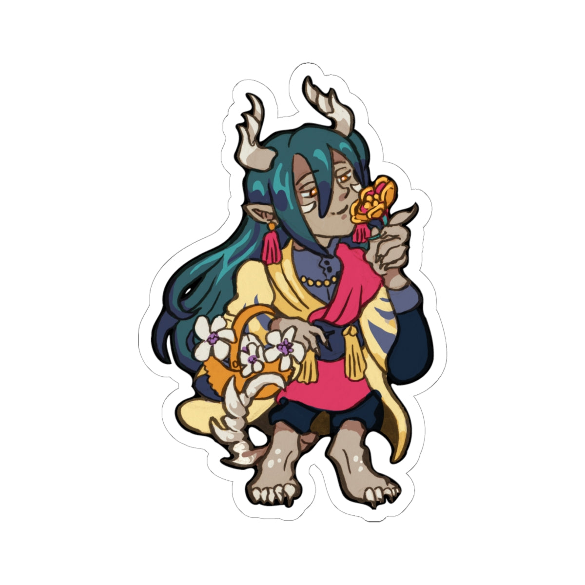 Caldarus – Fields of Mistria Fan Art Kiss-Cut Vinyl Sticker