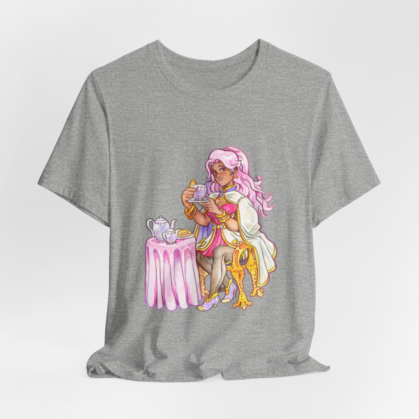 Adeline Tea Time - Unisex Jersey Short Sleeve Tee