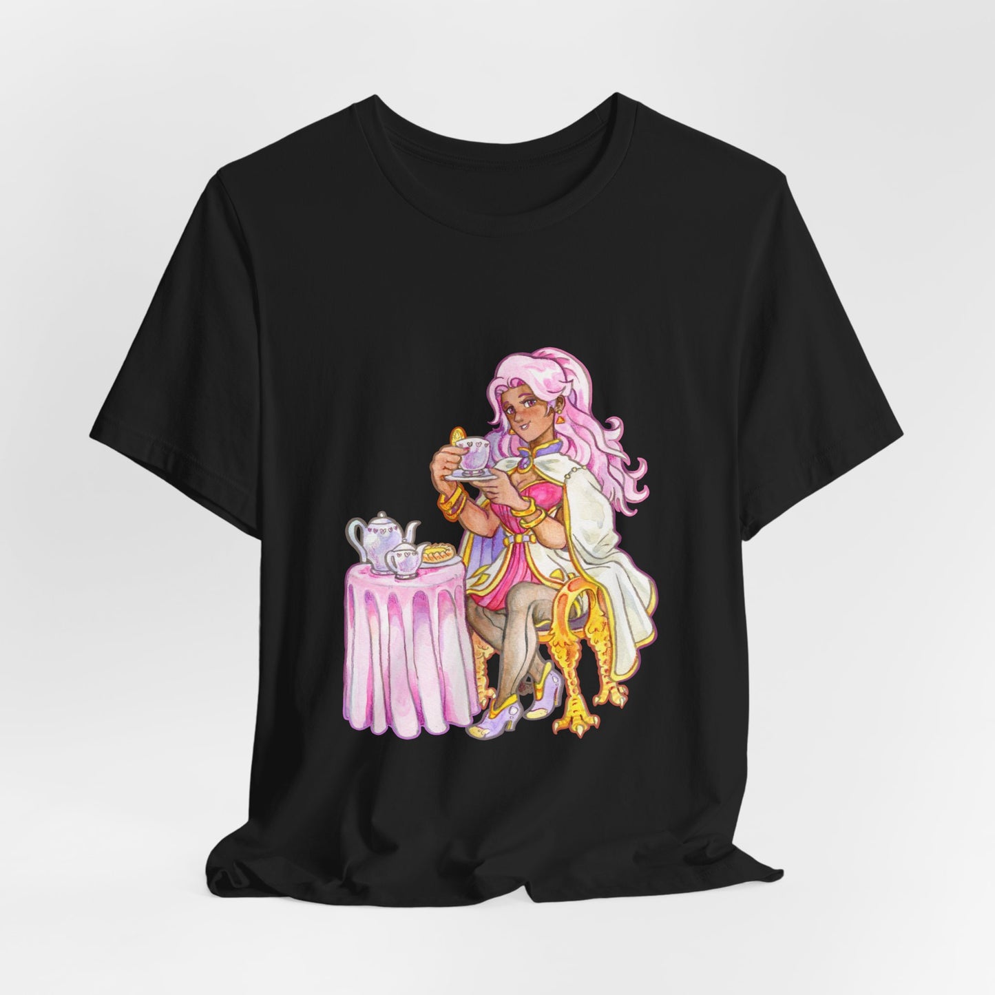 Adeline Tea Time - Unisex Jersey Short Sleeve Tee