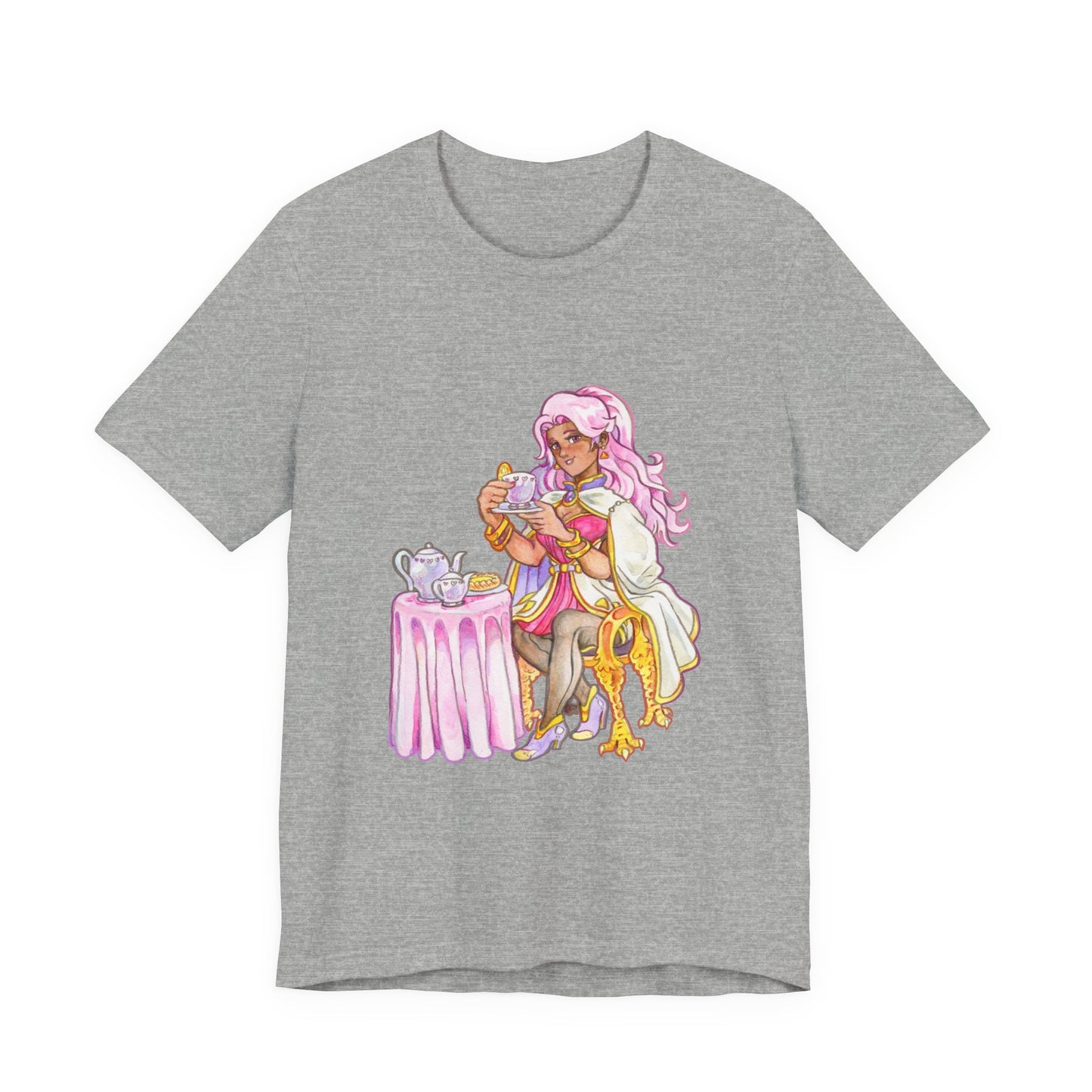 Adeline Tea Time - Unisex Jersey Short Sleeve Tee