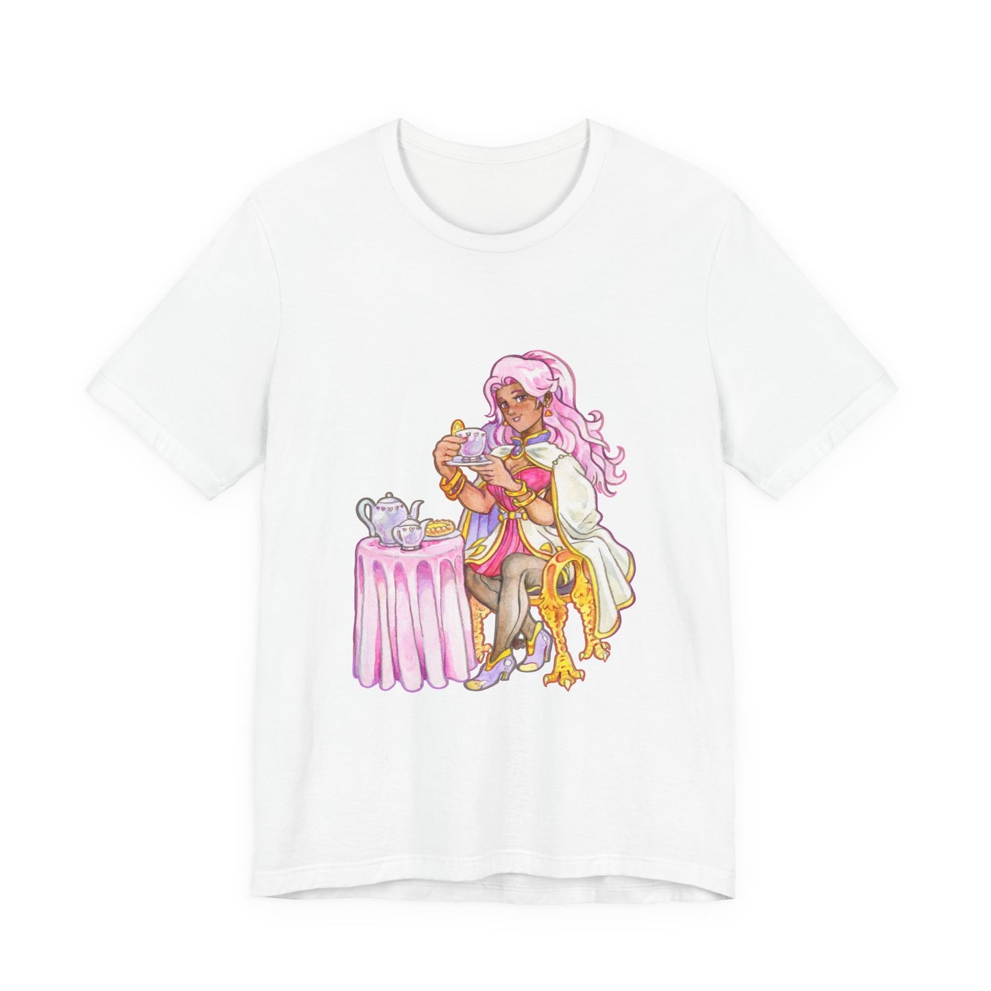 Adeline Tea Time - Unisex Jersey Short Sleeve Tee