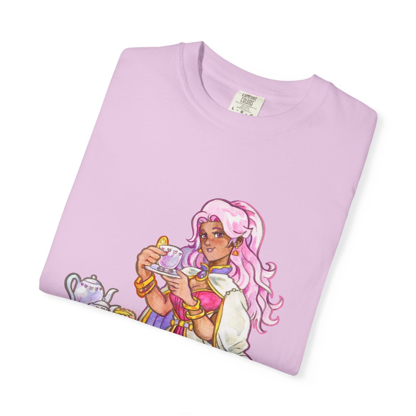 Adeline Tea Time - Unisex Garment-Dyed T-shirt